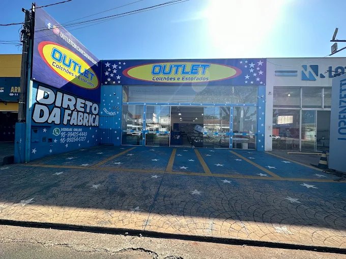 Fachada da Outlet Colchões